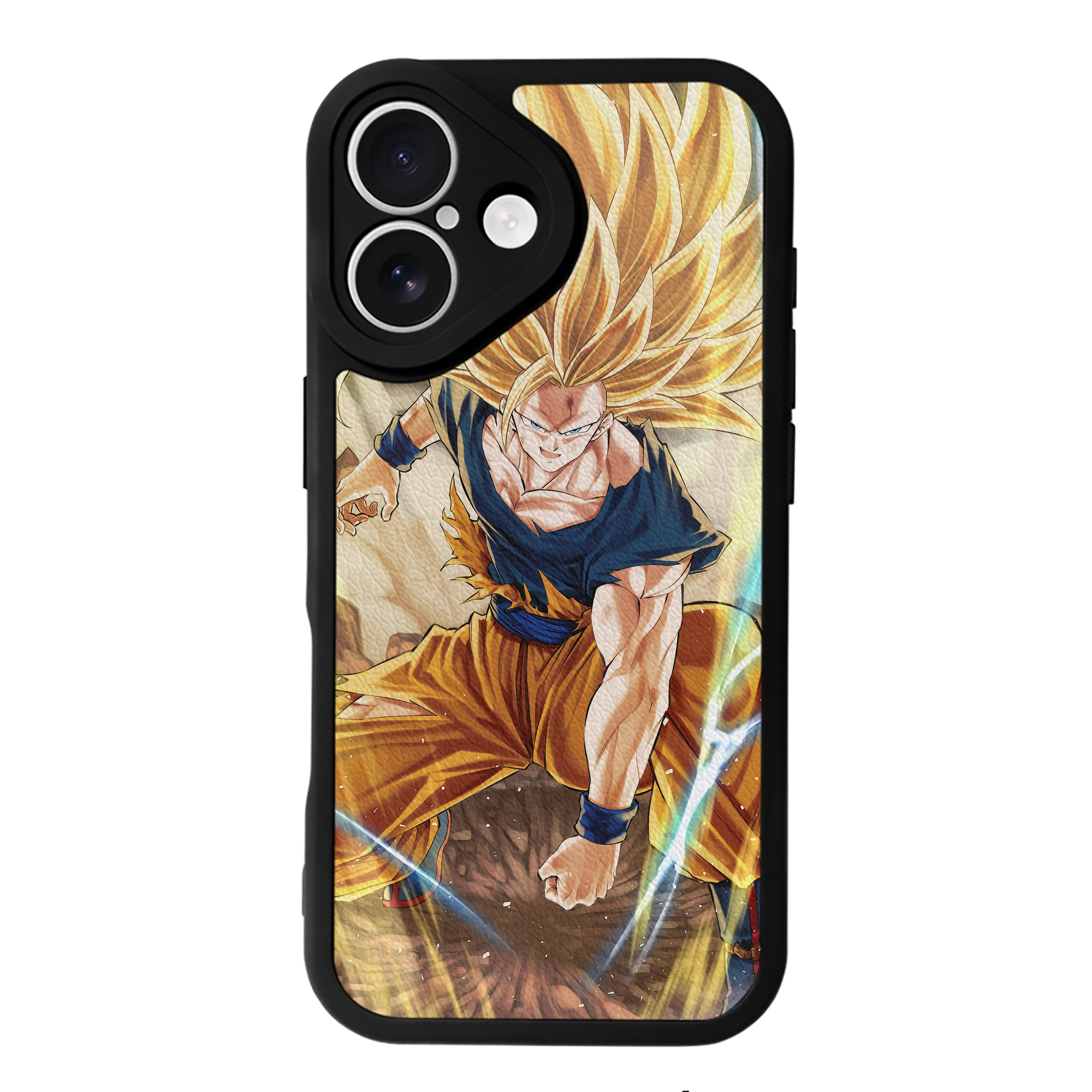 （画像用） ドラゴンボール DRAGON BALL 【iPhone 16シリーズ対応】シリコンスマホケース（レザー調） 材質：シリコン